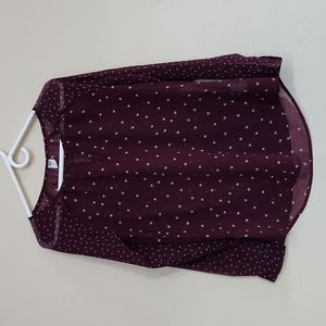 Nwot Old Navy Tunic Blouse 100% Polyester Size XS